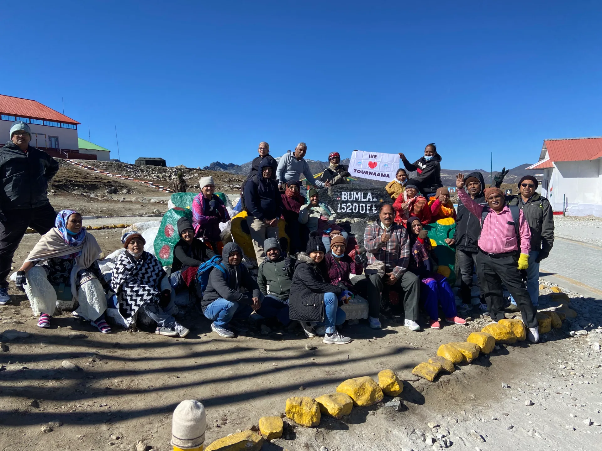 Tournaama group at Bumla